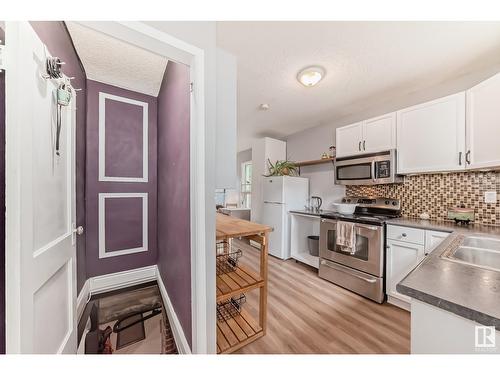 12207 110 Av Nw, Edmonton, AB - Indoor Photo Showing Kitchen With Double Sink