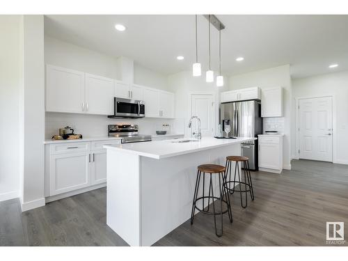 980 Daniels Lo Sw, Edmonton, AB - Indoor Photo Showing Kitchen With Upgraded Kitchen