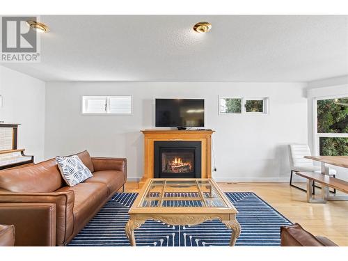 4861 11 Street Ne, Salmon Arm, BC - Indoor Photo Showing Living Room With Fireplace