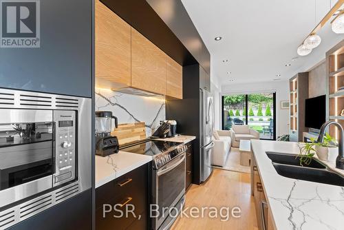 116 Walpole Avenue, Toronto, ON - Indoor Photo Showing Kitchen With Double Sink With Upgraded Kitchen