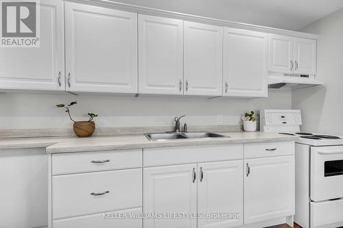 247 East Street, London, ON - Indoor Photo Showing Kitchen With Double Sink