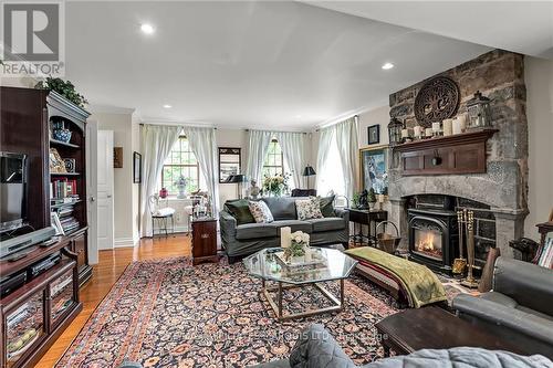 21837 Concession 6 Road, South Glengarry, ON - Indoor Photo Showing Living Room With Fireplace