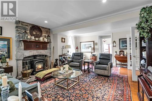 21837 Concession 6 Road, South Glengarry, ON - Indoor Photo Showing Living Room With Fireplace