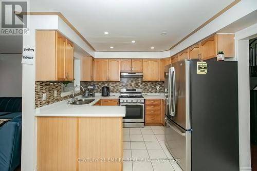 4 Lake Louise Drive, Brampton, ON - Indoor Photo Showing Kitchen With Stainless Steel Kitchen With Double Sink