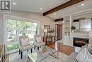 380 Duncombe Drive, Burlington, ON  - Indoor Photo Showing Living Room With Fireplace 