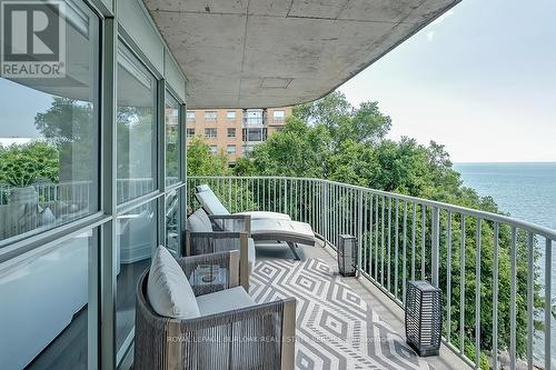 604 - 2190 Lakeshore Road, Burlington, ON - Outdoor With Body Of Water With Balcony With Exterior