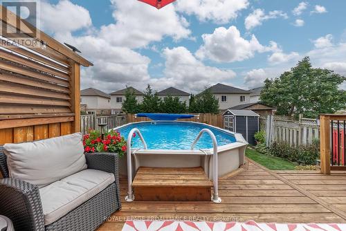 1686 Radcliffe Drive, Oshawa (Samac), ON - Outdoor With Above Ground Pool With Exterior