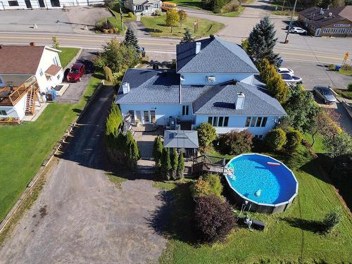 ExtÃ©rieur - 5891 Rue Principale, Saint-Zénon, QC - Outdoor With Above Ground Pool