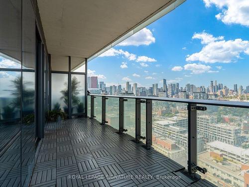 2803-390 Cherry St, Toronto, ON - Outdoor With Balcony With View