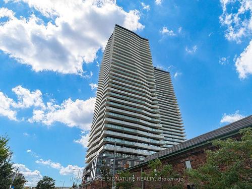 2803-390 Cherry St, Toronto, ON - Outdoor With Facade