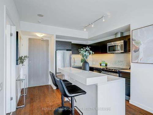 2803-390 Cherry St, Toronto, ON - Indoor Photo Showing Kitchen