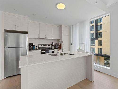 Cuisine - 420B-1400 Rue Ottawa, Montréal (Le Sud-Ouest), QC - Indoor Photo Showing Kitchen With Double Sink