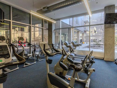 Salle d'exercice - 1751-1414 Rue Chomedey, Montréal (Ville-Marie), QC - Indoor Photo Showing Gym Room