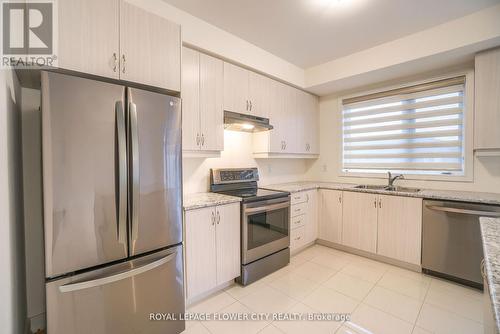 Upr Fl - 415 Veterans Drive, Brampton, ON - Indoor Photo Showing Kitchen With Double Sink