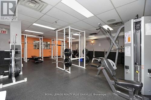 909 - 714 The West Mall W, Toronto, ON - Indoor Photo Showing Gym Room