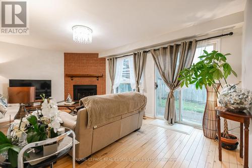 3582 Nablus Gate, Mississauga, ON - Indoor Photo Showing Living Room With Fireplace