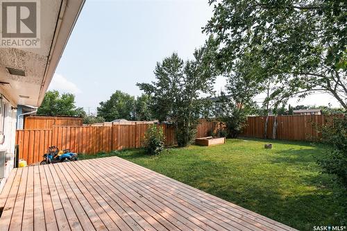 127 Atlantic Avenue, Kerrobert, SK - Outdoor With Deck Patio Veranda With Backyard