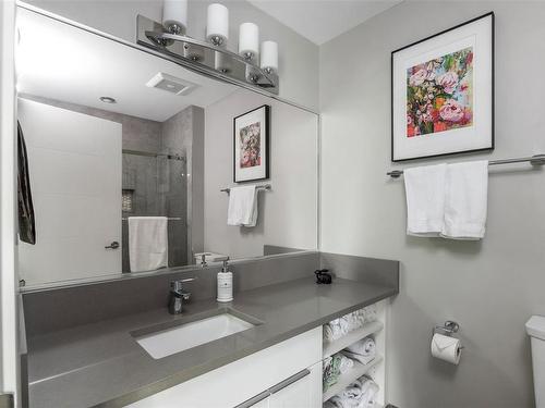 205-1460 Pandora Ave, Victoria, BC - Indoor Photo Showing Bathroom