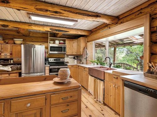 740 Glenacre Road, Kamloops, BC - Indoor Photo Showing Kitchen With Double Sink