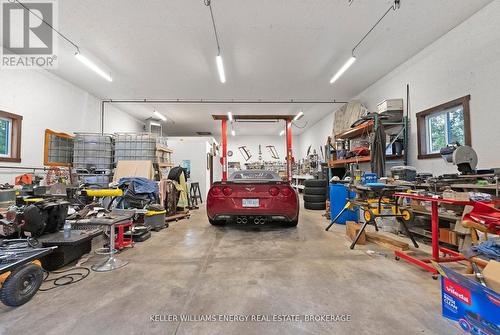 112 Farmstead Road, Kawartha Lakes (Manilla), ON - Indoor Photo Showing Garage