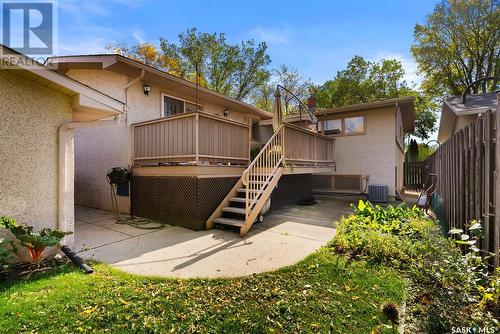 75 Krivel Crescent, Regina, SK - Outdoor With Deck Patio Veranda With Exterior