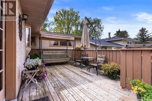 75 Krivel Crescent, Regina, SK - Outdoor With Deck Patio Veranda With Exterior