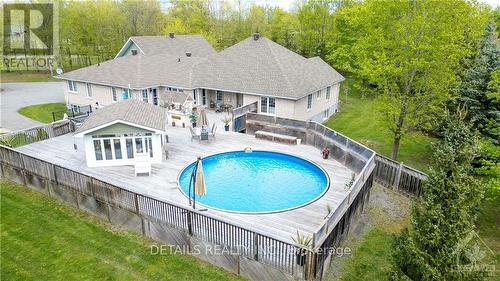 2573 Mitchell Street, Ottawa, ON - Outdoor With Above Ground Pool With Deck Patio Veranda