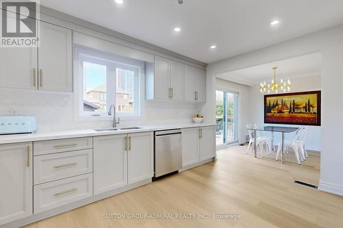 24 Cartwright Avenue, Toronto, ON - Indoor Photo Showing Kitchen With Double Sink