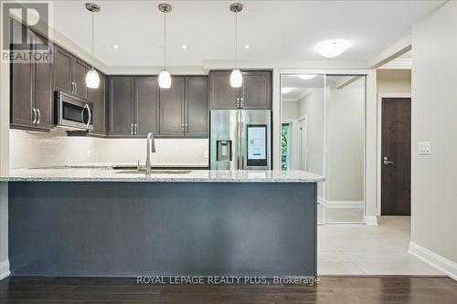 306 - 50 Hall Road, Halton Hills, ON - Indoor Photo Showing Kitchen With Upgraded Kitchen