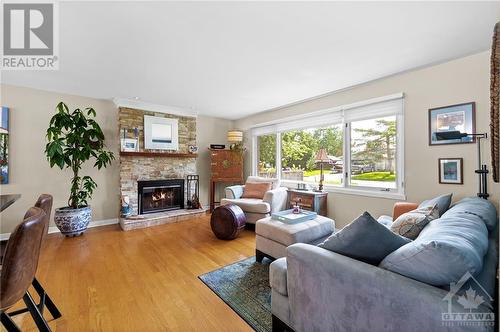 11 Stillwater Drive, Ottawa, ON - Indoor Photo Showing Living Room With Fireplace