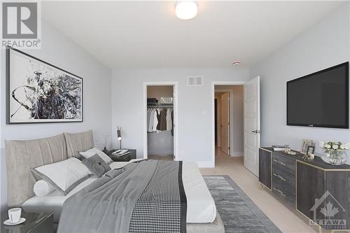 This home has not been built yet. Images shown are to showcase builder finishes. - 202 Douglas Hardie Street, Ottawa, ON - Indoor Photo Showing Bedroom