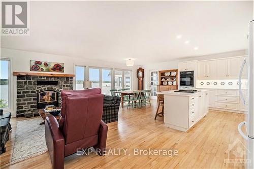 350 Berry Side Road, Ottawa, ON - Indoor Photo Showing Other Room With Fireplace