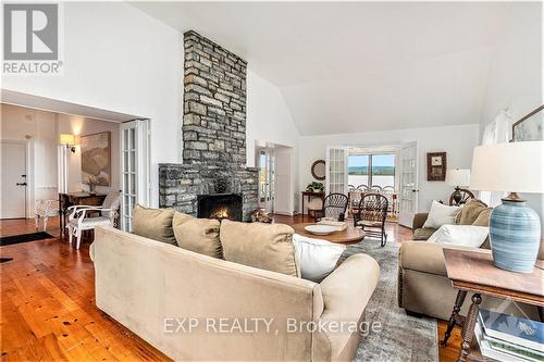 350 Berry Side Road, Ottawa, ON - Indoor Photo Showing Living Room With Fireplace