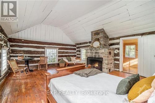 350 Berry Side Road, Ottawa, ON - Indoor With Fireplace