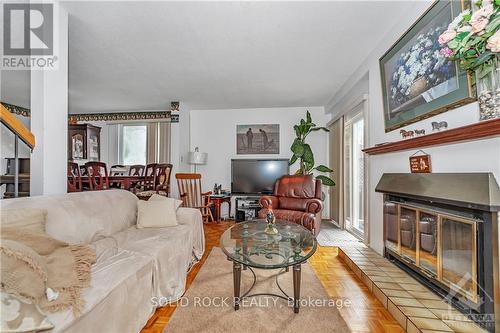 186 Du Grand Bois Avenue, Ottawa, ON - Indoor Photo Showing Living Room With Fireplace