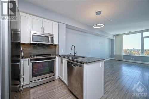 1035 Bank Street Unit#802, Ottawa, ON - Indoor Photo Showing Kitchen With Upgraded Kitchen