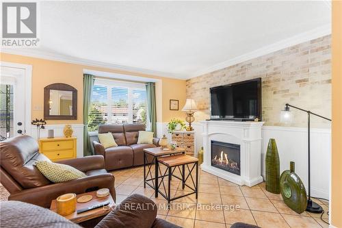 627 Spence Avenue, Hawkesbury, ON - Indoor Photo Showing Living Room With Fireplace