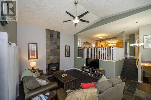 9265 Hartman Road, Prince George, BC - Indoor Photo Showing Living Room With Fireplace