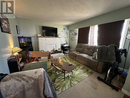 686 Douglas Street, Prince George, BC - Indoor Photo Showing Living Room With Fireplace