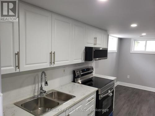 Lower - 635 Bloor Street E, Oshawa, ON - Indoor Photo Showing Kitchen With Double Sink