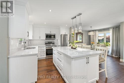 28 Irwin Crescent, Halton Hills, ON - Indoor Photo Showing Kitchen With Double Sink With Upgraded Kitchen