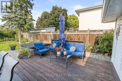 28 Irwin Crescent, Halton Hills, ON - Outdoor With Deck Patio Veranda With Exterior