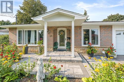 28 Irwin Crescent, Halton Hills, ON - Outdoor With Deck Patio Veranda With Facade