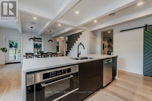 5161 Jones Baseline Road, Guelph/Eramosa, ON - Indoor Photo Showing Kitchen With Double Sink