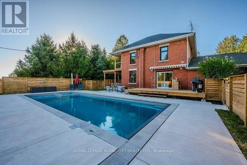 5161 Jones Baseline Road, Guelph/Eramosa, ON - Outdoor With In Ground Pool With Deck Patio Veranda