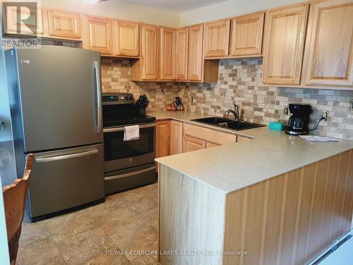 61 Seventh Street, Brock, ON - Indoor Photo Showing Kitchen With Double Sink