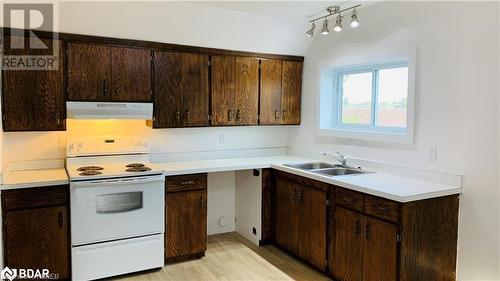 156 Simcoe Street Street, Sturgeon Falls, ON - Indoor Photo Showing Kitchen With Double Sink