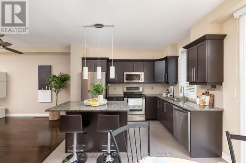 14 - 4165 Upper Middle Road, Burlington, ON - Indoor Photo Showing Kitchen With Stainless Steel Kitchen With Upgraded Kitchen