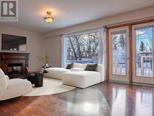 2013 Willowview Drive, Dawson Creek, BC - Indoor Photo Showing Living Room With Fireplace