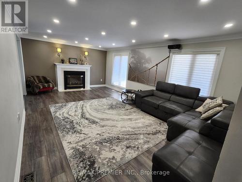 11 Union Street, Whitchurch-Stouffville, ON - Indoor Photo Showing Living Room With Fireplace